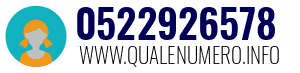 Numero di telefono 0522926578 0522926578