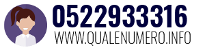 Numero di telefono 0522933316 0522933316