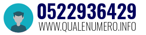 Numero di telefono 0522936429 0522936429