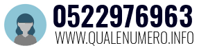 Numero di telefono 0522976963 0522976963