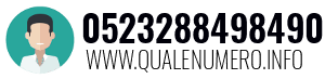 Numero di telefono 0523288498490 0523288498490
