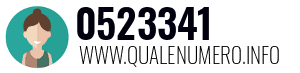 Numero di telefono 0523341 0523341
