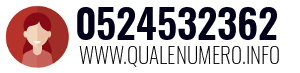 Numero di telefono 0524532362 0524532362