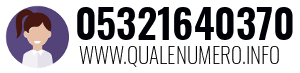 Numero di telefono 05321640370 05321640370