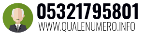Numero di telefono 05321795801 05321795801