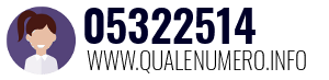 Numero di telefono 05322514 05322514