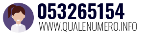 Numero di telefono 053265154 053265154