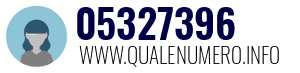 Numero di telefono 05327396 05327396