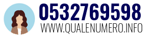 Numero di telefono 0532769598 0532769598