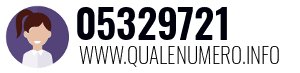 Numero di telefono 05329721 05329721
