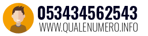 Numero di telefono 053434562543 053434562543