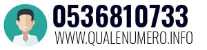Numero di telefono 0536810733 0536810733