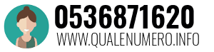 Numero di telefono 0536871620 0536871620