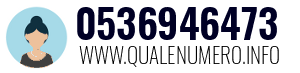 Numero di telefono 0536946473 0536946473