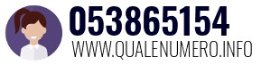 Numero di telefono 053865154 053865154