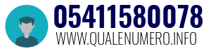 Numero di telefono 05411580078 05411580078