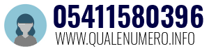 Numero di telefono 05411580396 05411580396
