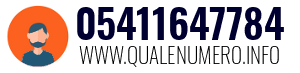 Numero di telefono 05411647784 05411647784