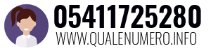 Numero di telefono 05411725280 05411725280