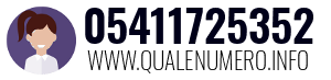 Numero di telefono 05411725352 05411725352