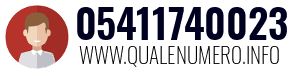 Numero di telefono 05411740023 05411740023