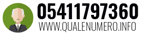 Numero di telefono 05411797360 05411797360