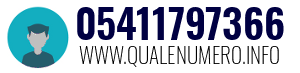 Numero di telefono 05411797366 05411797366
