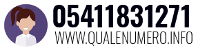Numero di telefono 05411831271 05411831271