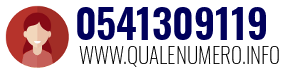 Numero di telefono 0541309119 0541309119