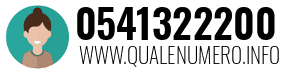 Numero di telefono 0541322200 0541322200