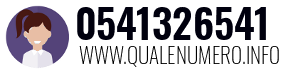 Numero di telefono 0541326541 0541326541