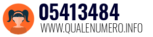 Numero di telefono 05413484 05413484