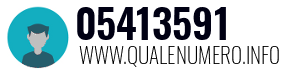 Numero di telefono 05413591 05413591