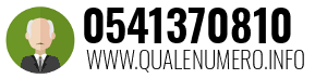 Numero di telefono 0541370810 0541370810