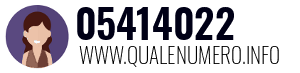 Numero di telefono 05414022 05414022