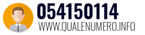 Numero di telefono 054150114 054150114