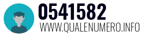 Numero di telefono 0541582 0541582