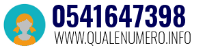 Numero di telefono 0541647398 0541647398
