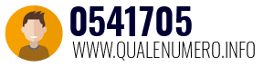 Numero di telefono 0541705 0541705
