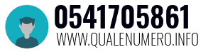 Numero di telefono 0541705861 0541705861