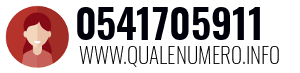 Numero di telefono 0541705911 0541705911
