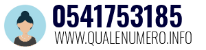 Numero di telefono 0541753185 0541753185