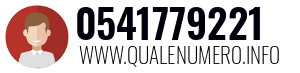 Numero di telefono 0541779221 0541779221