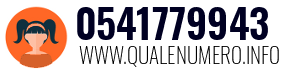 Numero di telefono 0541779943 0541779943
