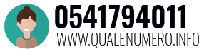 Numero di telefono 0541794011 0541794011