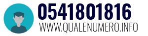 Numero di telefono 0541801816 0541801816