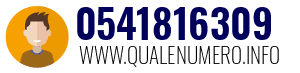 Numero di telefono 0541816309 0541816309