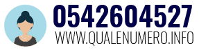 Numero di telefono 0542604527 0542604527