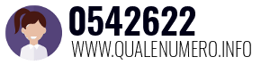 Numero di telefono 0542622 0542622