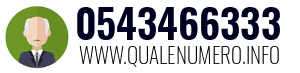 Numero di telefono 0543466333 0543466333